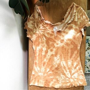 Tie Dye Peasant Shirt